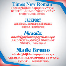 Load image into Gallery viewer, Vertical Truck Unit Number Decal Sticker Lettering (Set of 2)