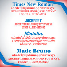 Load image into Gallery viewer, USDOT Number Decal Sticker New Jersey (Set of 2)