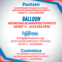 Load image into Gallery viewer, Truck Unit Number Decal Sticker Lettering (Set of 2)