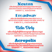 Load image into Gallery viewer, Custom USDOT, MC, KYU & GVW Magnetic Sign (Set of 2)