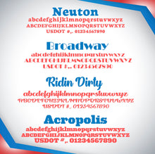 Load image into Gallery viewer, Vertical Truck Unit Number Decal Sticker Lettering (Set of 2)