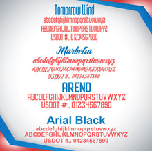 Load image into Gallery viewer, Custom USDOT, MC, KYU & GVW Magnetic Sign (Set of 2)