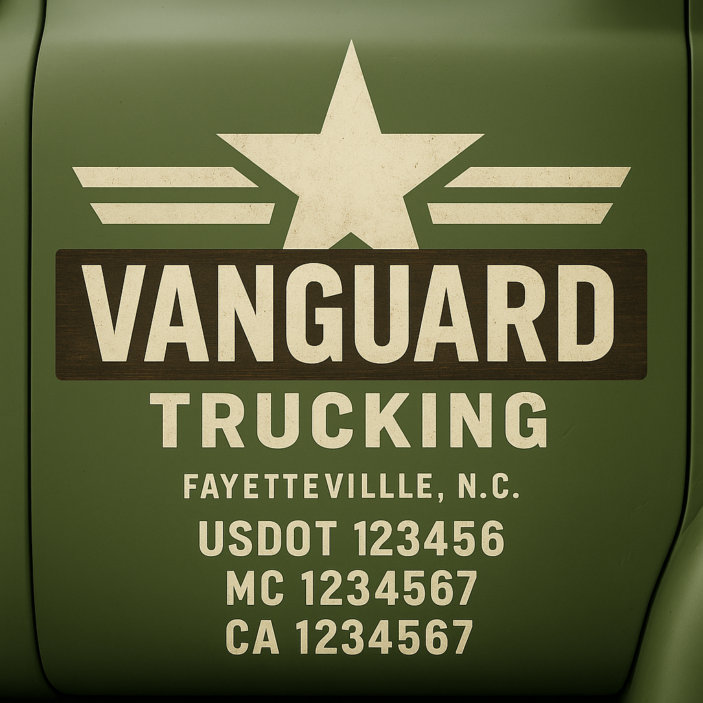 Custom Truck Door Decal Sticker Label Signs For Compliance | USDOT Truck Door Decal Lettering For Trucking & Transport Companies