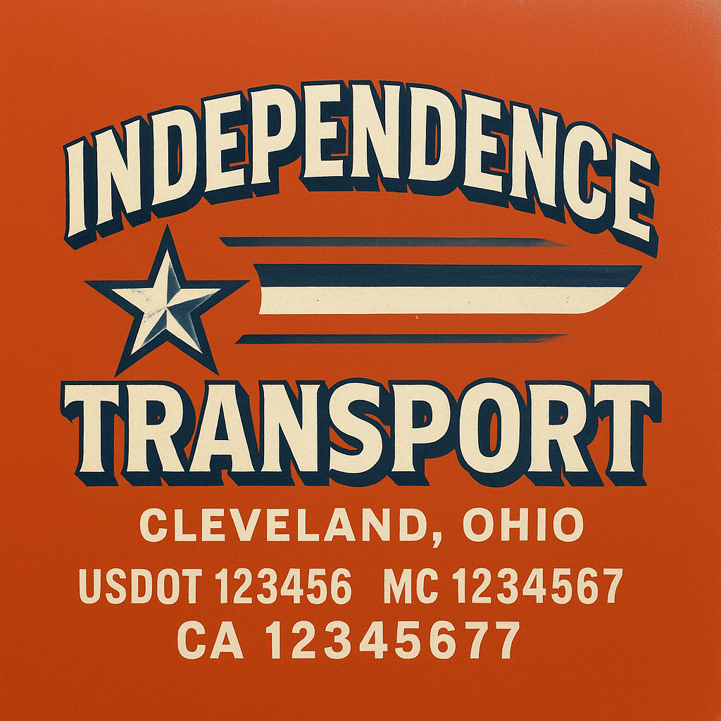 Custom Truck Door Decal Sticker Label Signs For Compliance | USDOT Truck Door Decal Lettering For Trucking & Transport Companies