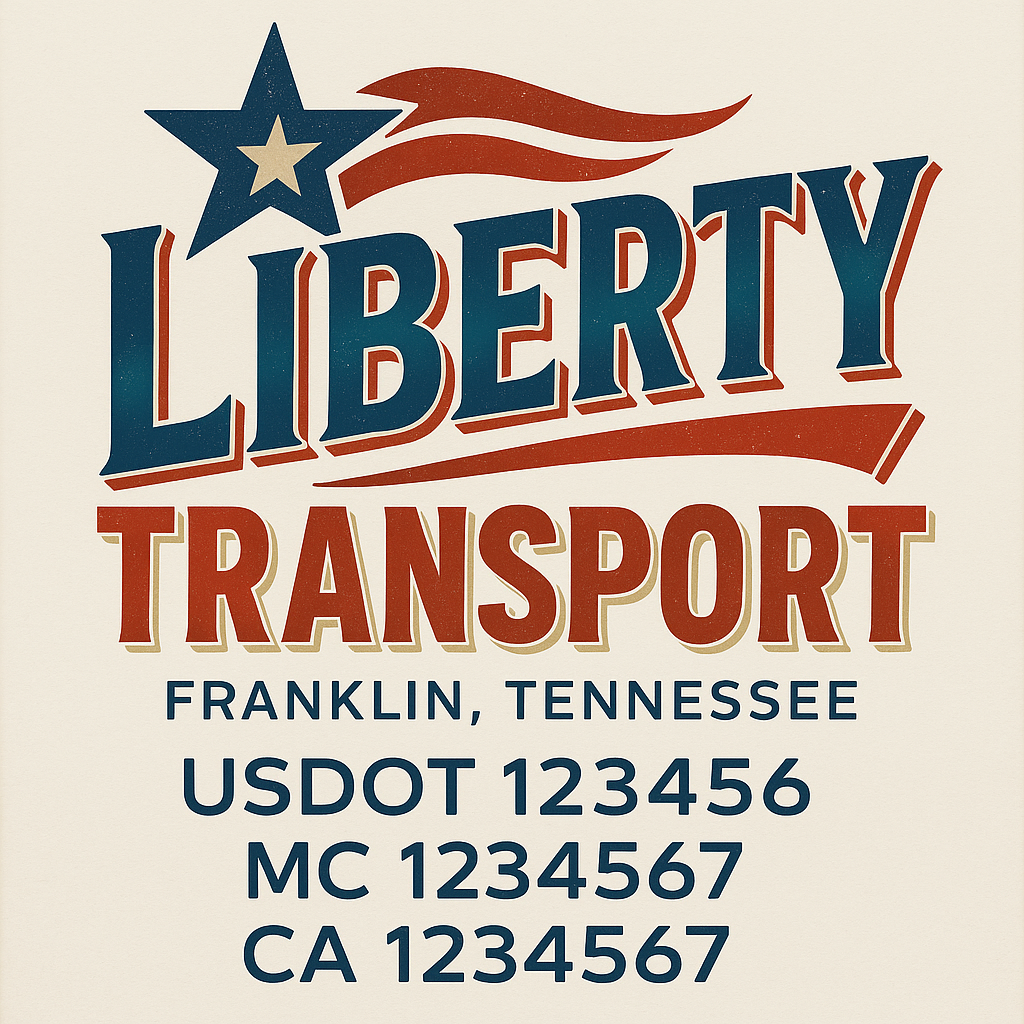 Custom Truck Door Decal Sticker Label Signs For Compliance | USDOT Truck Door Decal Lettering For Trucking & Transport Companies